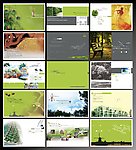 精美绿色房地产画册（精细分层）