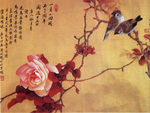 中国风壁画