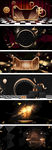 淘宝天猫双11黑金质感背景素材