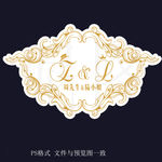 香槟金奢华logo