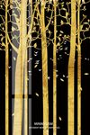 金色树木风景装饰画