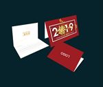2019新年賀卡 邀請函