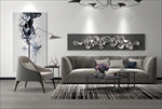 现代沙发背景集成墙面模型效果图
