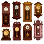 矢量古董钟表系列