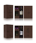 高档葡萄酒木盒包装设计
