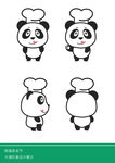 熊猫卡通  熊猫吉祥物