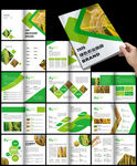 绿色农业小麦农产品清新环保画册