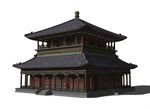 中式茶楼阁楼