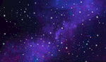 紫蓝色夜空星辰图