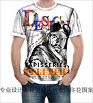 潮牌男裝數(shù)碼印花