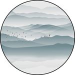 新中式意境山水装饰画图片