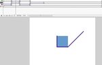 正方形边线展开长度5秒动画