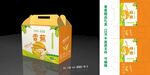 香蕉禮盒包裝設計平面展開圖