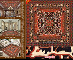 方形古典花纹家居装饰图案设计