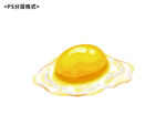 鸡蛋 煎蛋 手绘插画 卡通图片