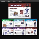 煤礦安全展板
