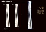 購(gòu)物中心寫(xiě)字樓精神堡壘矢量可編