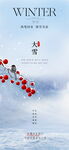 大雪節(jié)氣海報(bào)