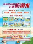 校園防溺水安全知識海報