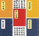 胡氏宗譜古籍線裝書封面