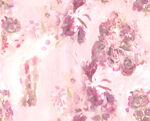 數(shù)碼印花粉色花朵