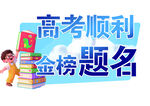 高考順利金榜題名手舉牌