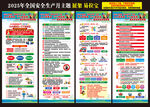 2025安全生產月易拉寶