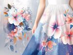 花卉印花夢幻女士連衣裙