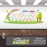 幼兒園照片墻