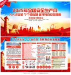 2025安全生產(chǎn)月展板