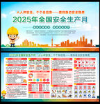 2025年安全生產月宣傳欄