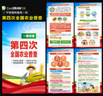 第四次全國農(nóng)業(yè)普查宣傳海報