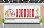 文明禮儀文化墻