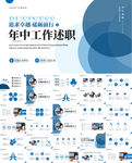年中工作述職PPT模板