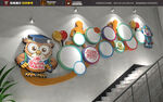 幼兒園樓梯文化 照片墻