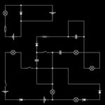 簡(jiǎn)約幾何線條電路圖