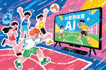 家庭歡樂AI運動游戲時刻