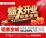 盛大開業鉅惠全城海報
