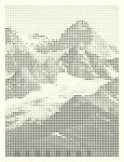 壯麗雪山風景圖沖孔板