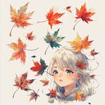楓葉環(huán)繞的夢(mèng)幻少女