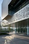 現代鏤空外墻建筑外觀