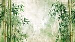 水墨竹林意境圖