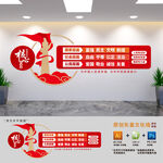 社會主義核心價值觀黨建文化墻