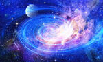藍色星空壁畫 藍色星空圖