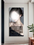 美容院裝飾畫輕奢高級感