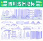 四川達州地標建筑