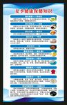 夏季健康教育知識海報