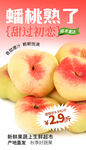 新鮮蟠桃海報(bào)