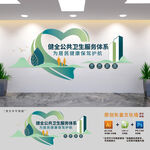 健全公共衛(wèi)生體系文化墻
