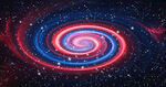漩渦星空素材